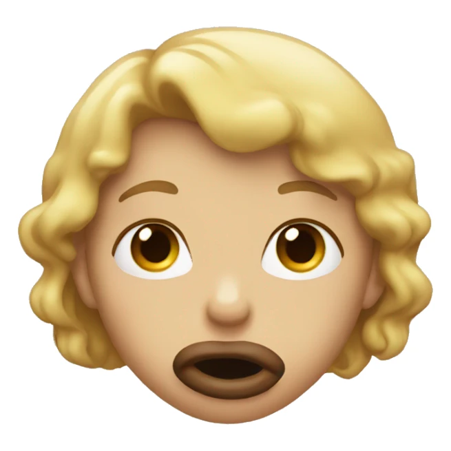 Holding your lips sticker