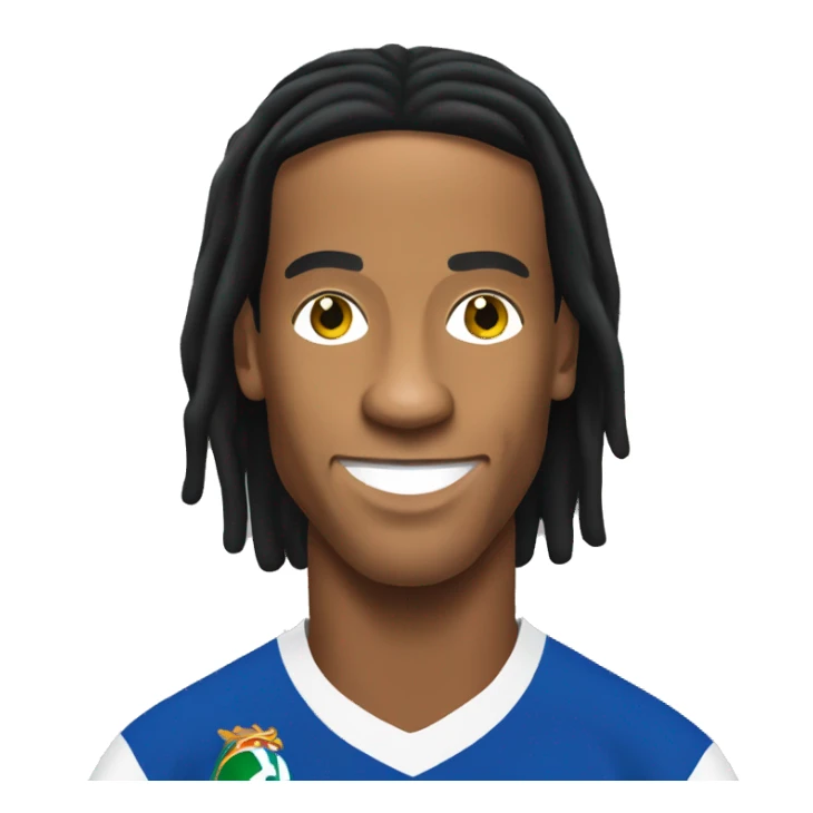 Ronaldinho Brazilian soccer player sticker