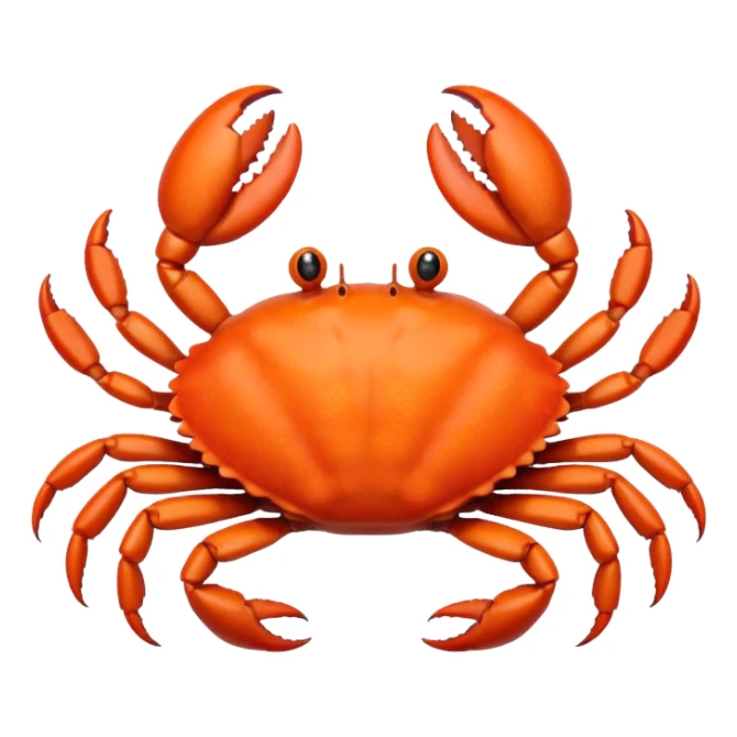 cute young crab sticker