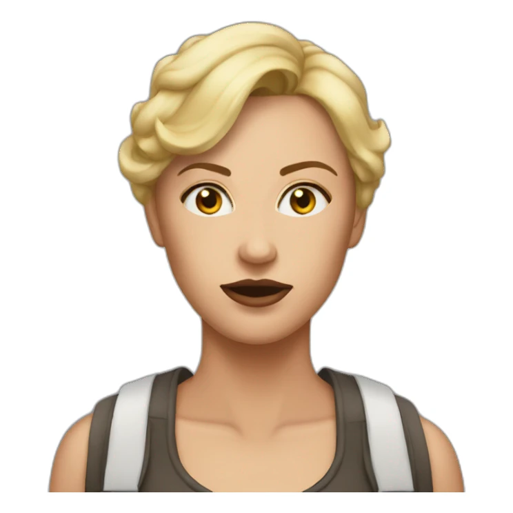 charleze theron serious sticker