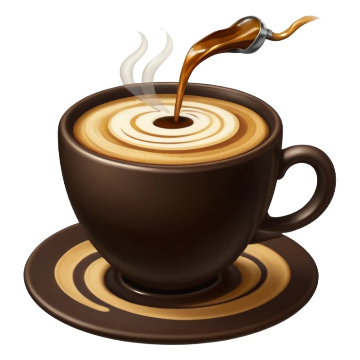 espresso with oil sticker