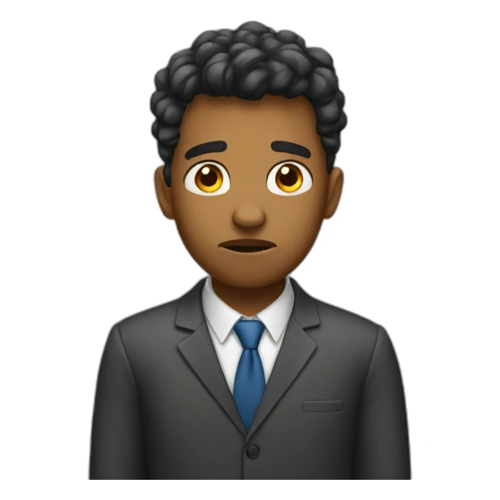 school unhappy sticker