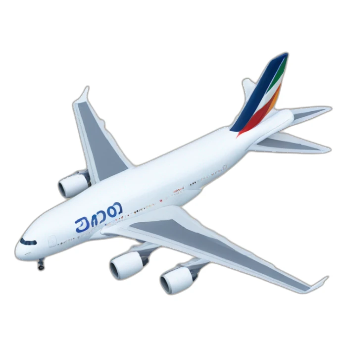 An airbus a380 sticker