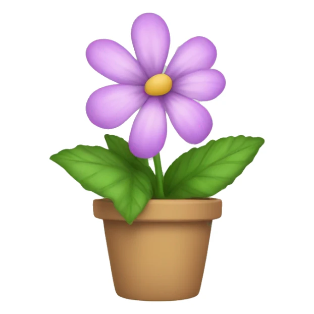 Summer flower sticker