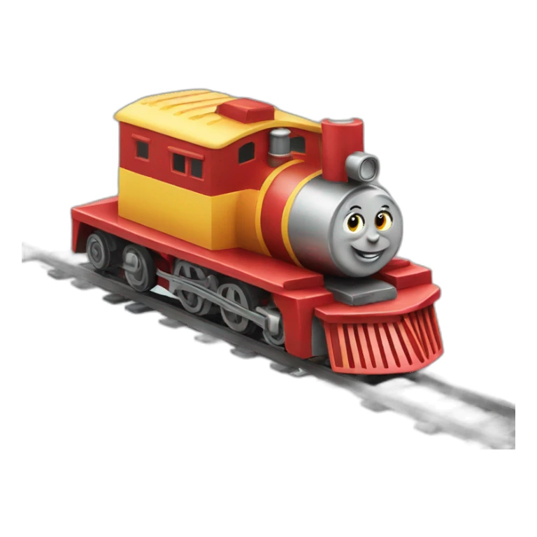 Toy train sticker
