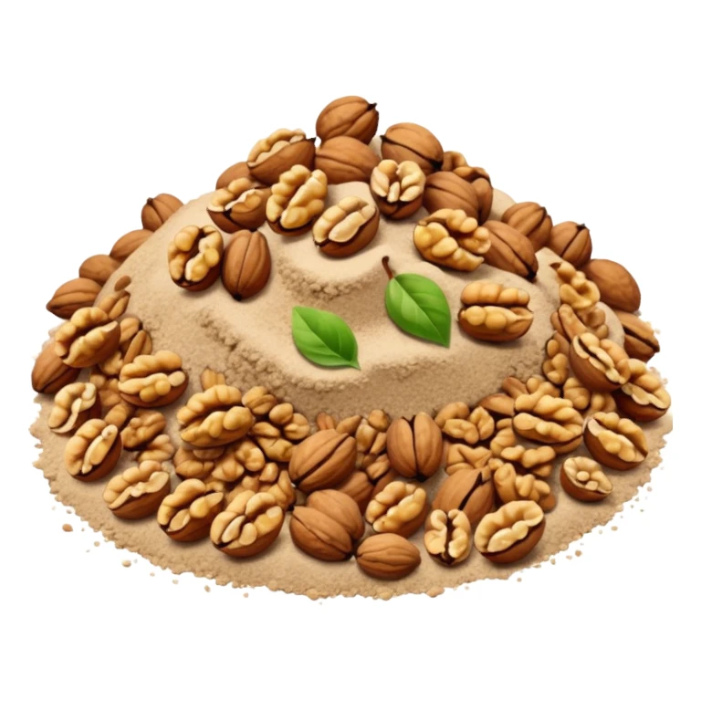 powdered walnuts sticker