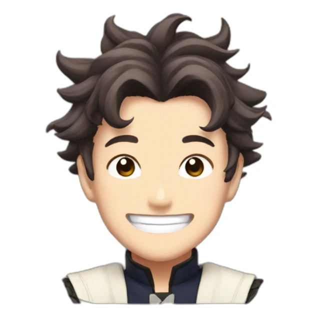 Tanjiro Kamado happy sticker