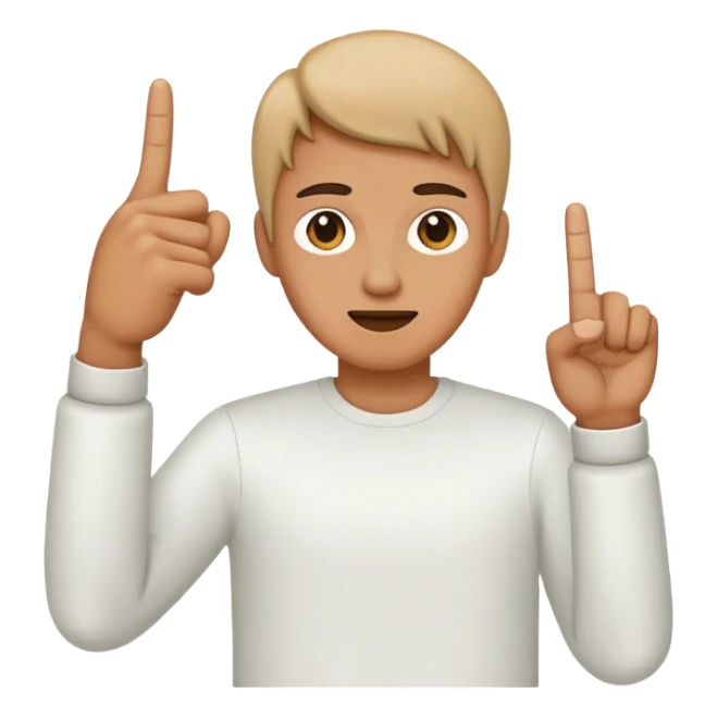 Give the middle finger or third digit sticker