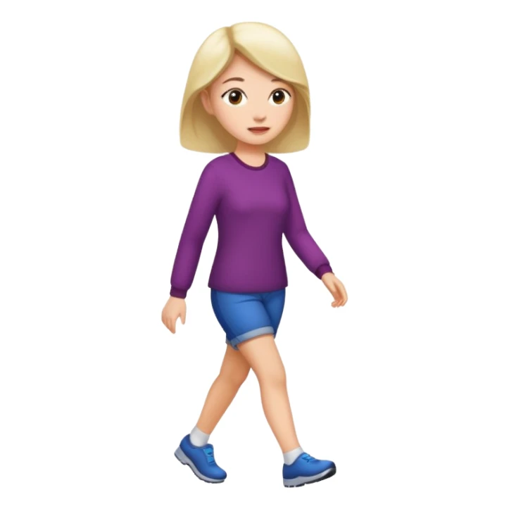 woman walking sticker