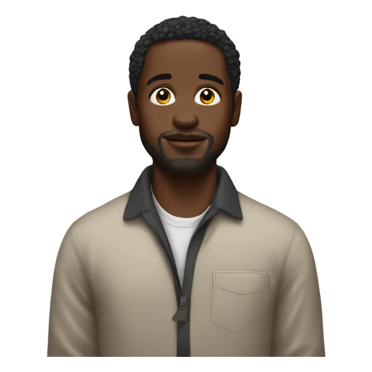 Boyde from series “From” black man  sticker