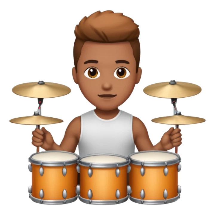 Drummer sticker