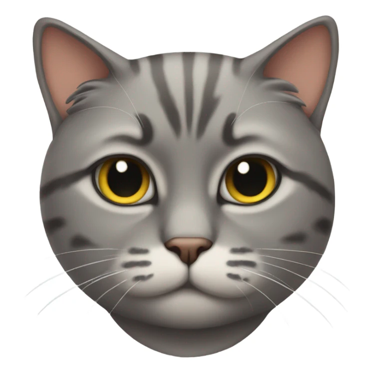 Cat pouty  sticker
