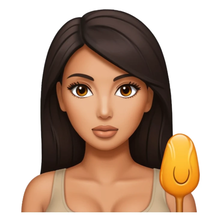 Kim Kardashians feet sticker