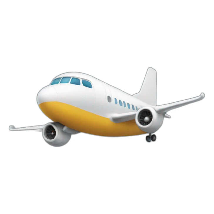 airplane in the fly  sticker