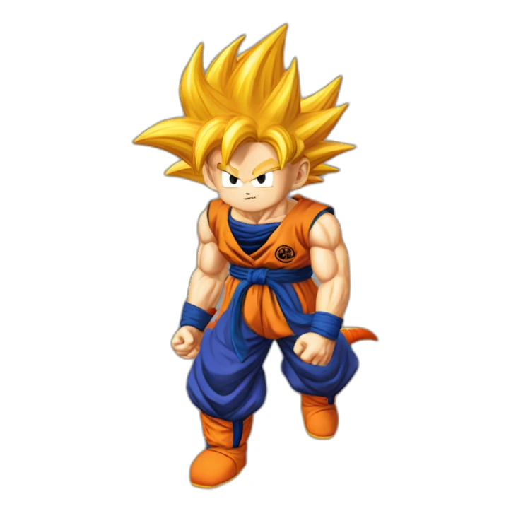dragonball goku sticker