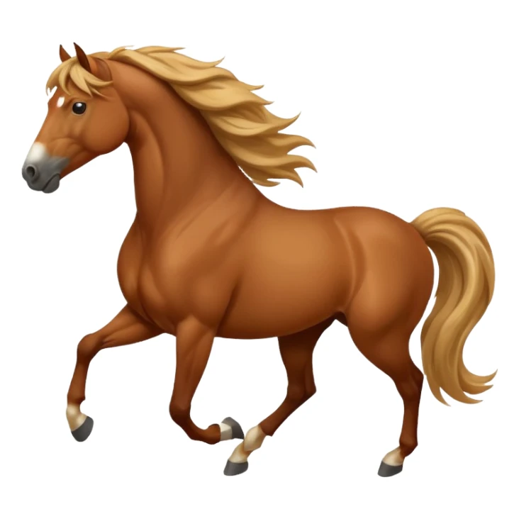 horse side view sticker