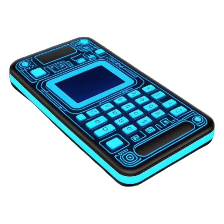 neon cyberpunk datapad sticker