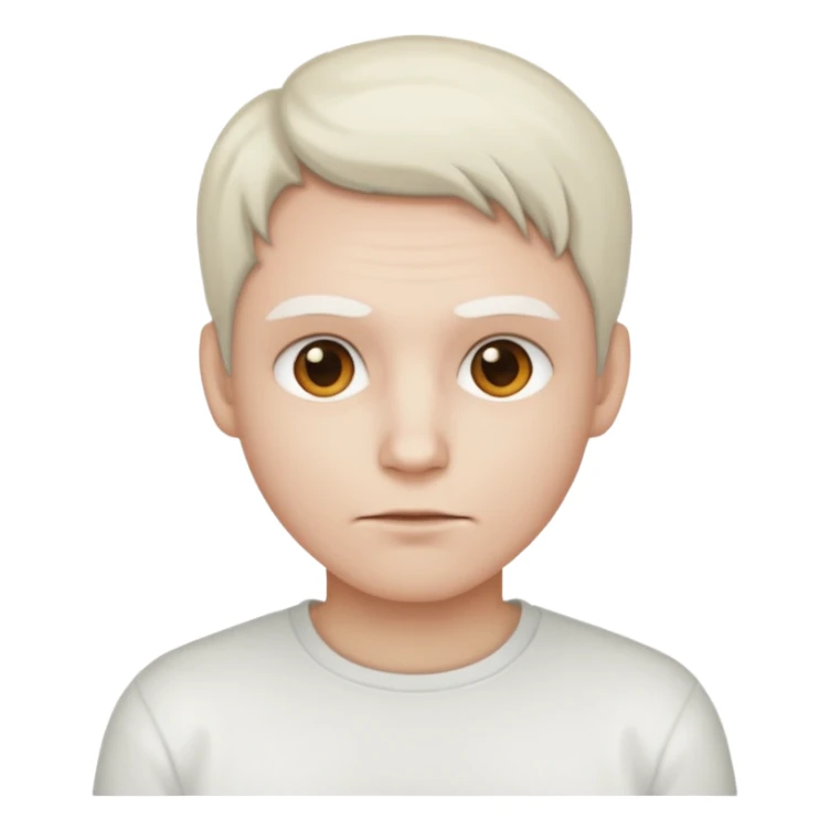 White Full hands shirt sticker