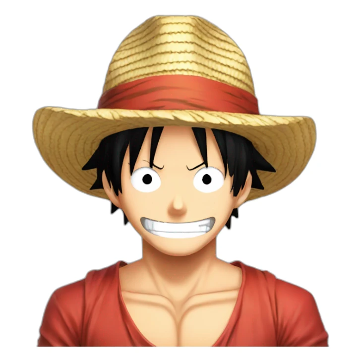 One piece luffy sticker