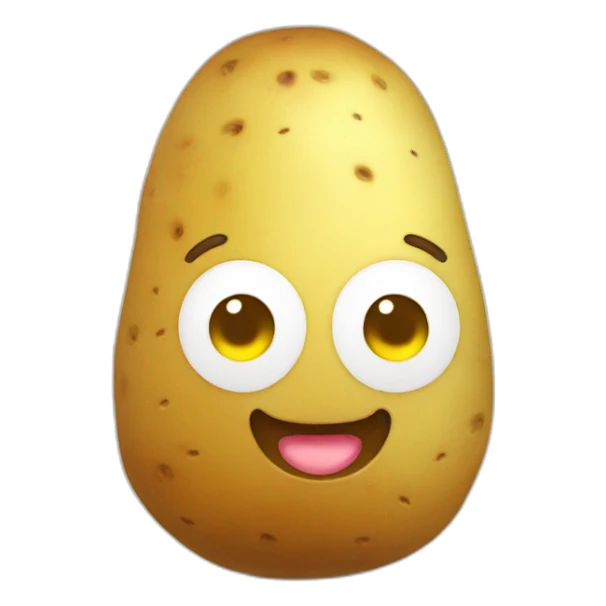 Kawaii potato sticker