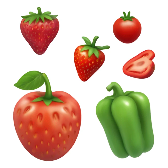 Red food sticker