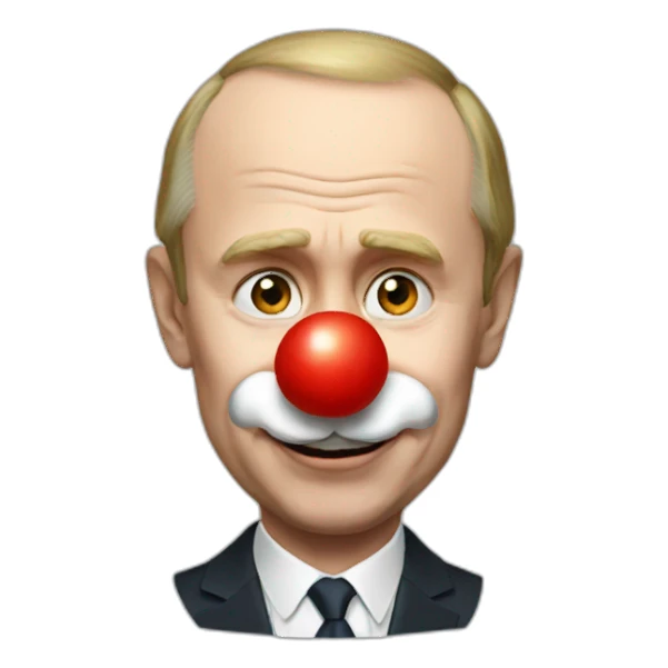 putin is clown sticker