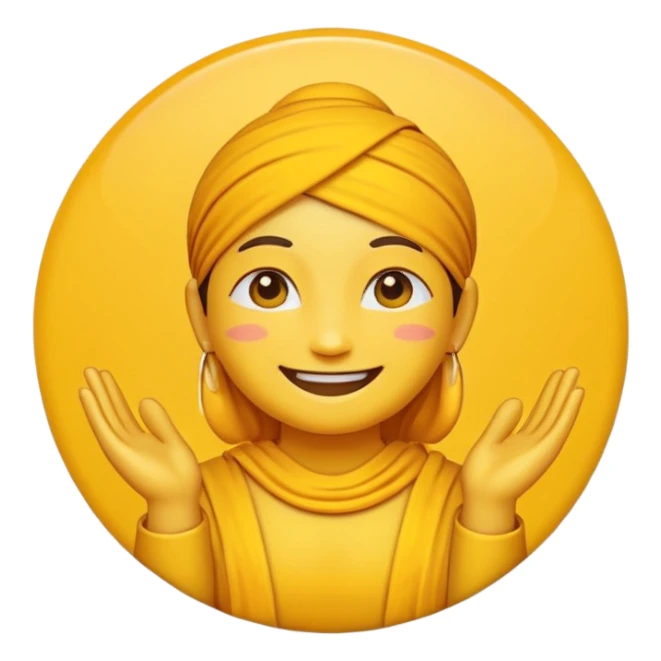 Namaste emoji sticker sticker