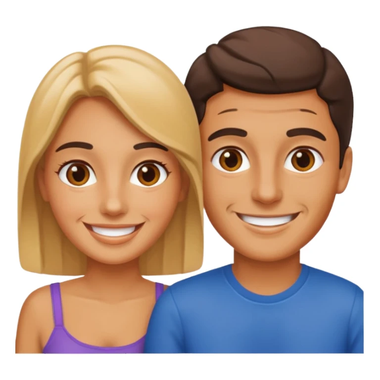 Italian 2 people sticker