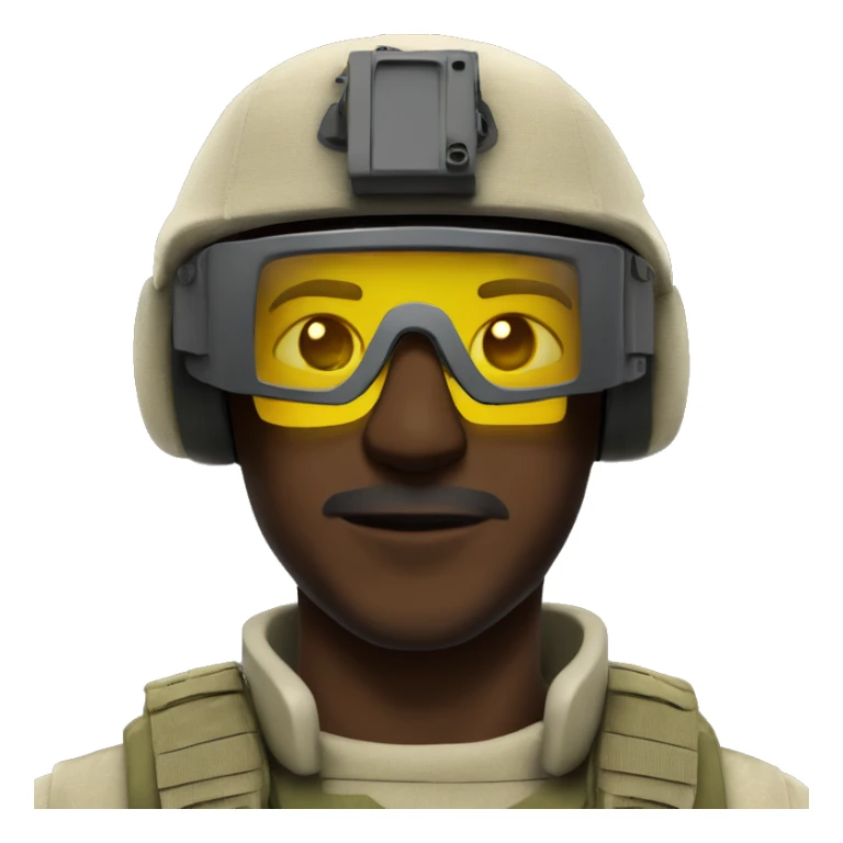 soldier in fpv googles sticker