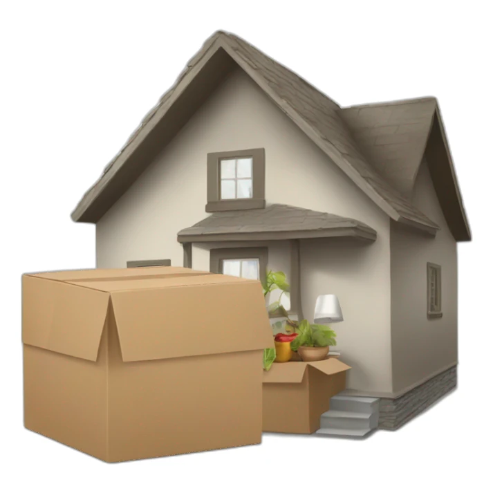 Moving into another house sticker