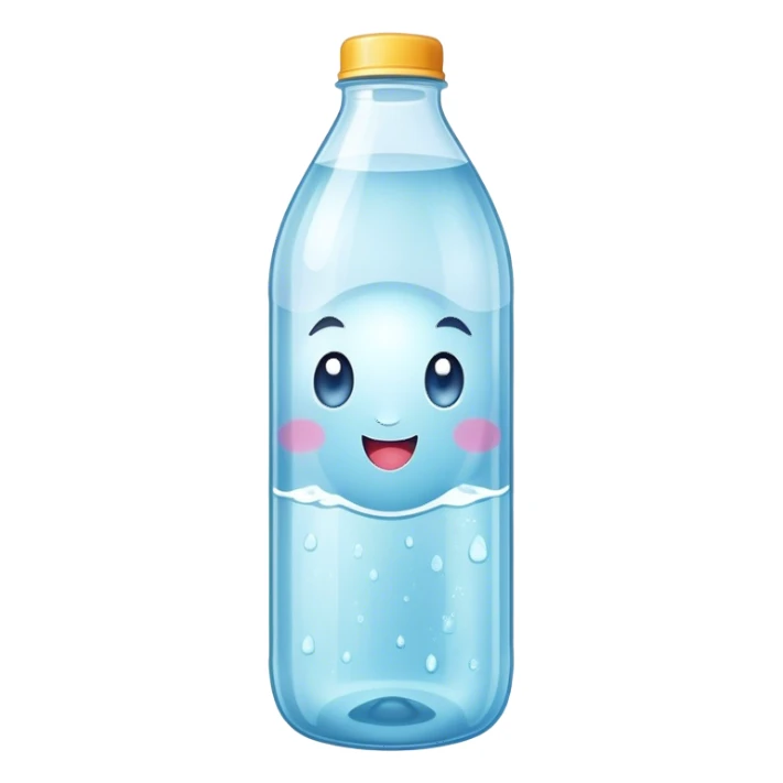 Sparkling water bottle sticker