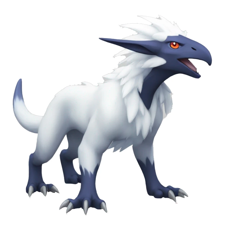 Nargacuga-Absol-Pokémon Full Body sticker