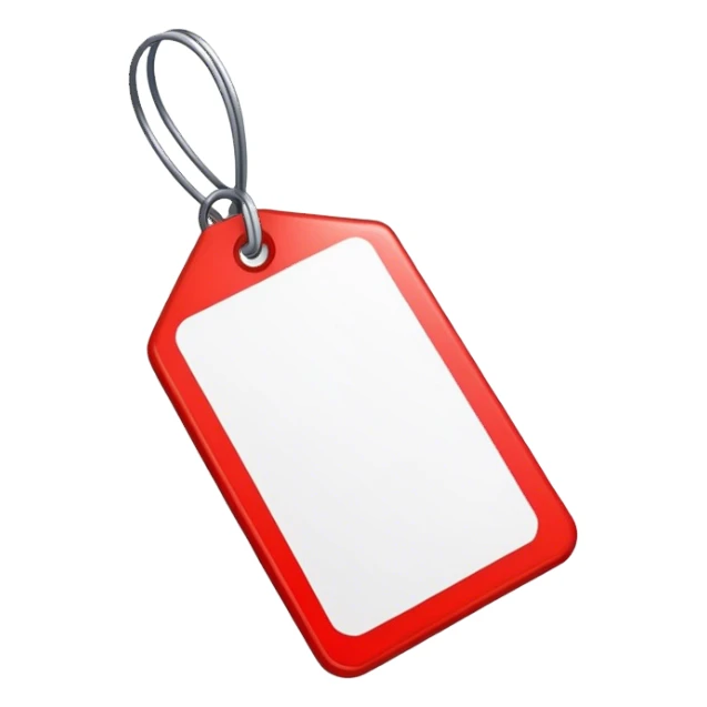 Cartel de precio vacio sticker