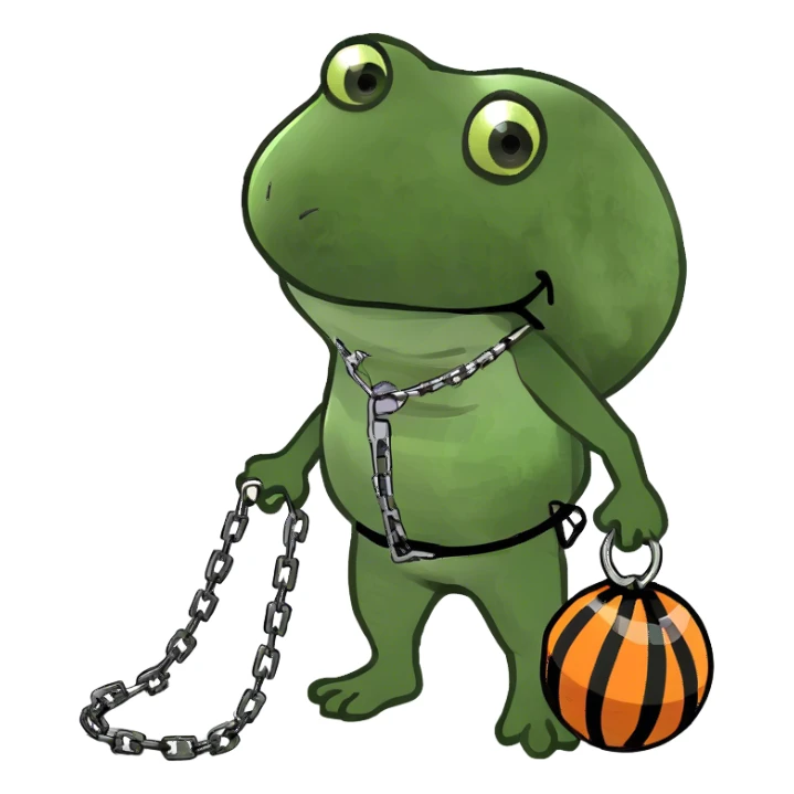 bufo goes to jail sticker
