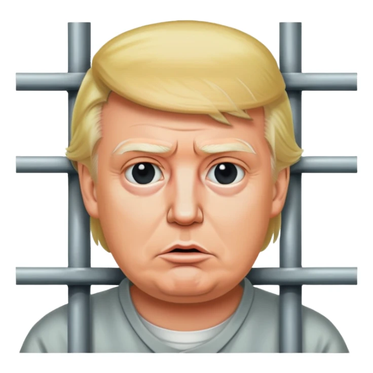 Trump in prison sticker