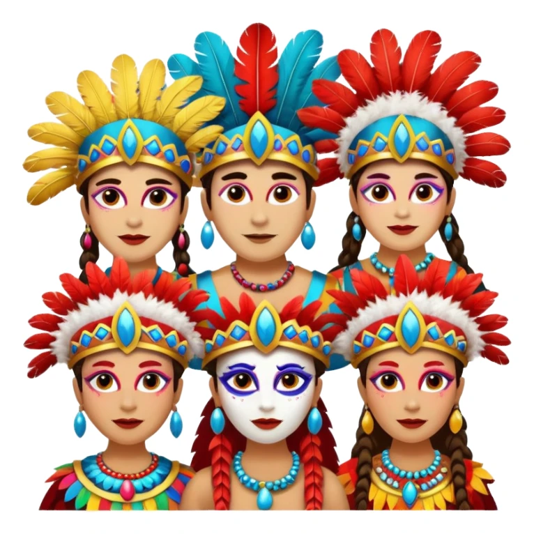 mascaras murga sticker