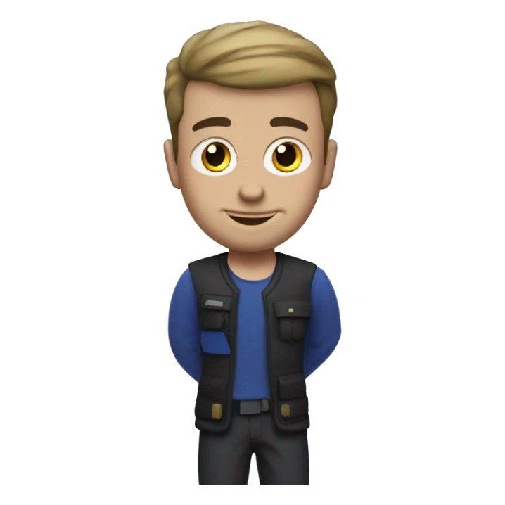 Zelenski with Play Station 5  sticker