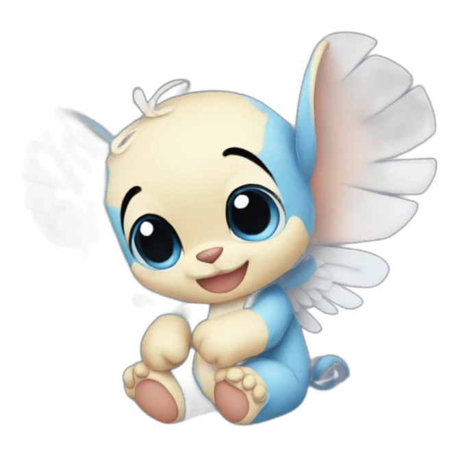 Stitch câlin a angel sticker