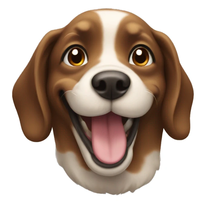 A dog smile sticker