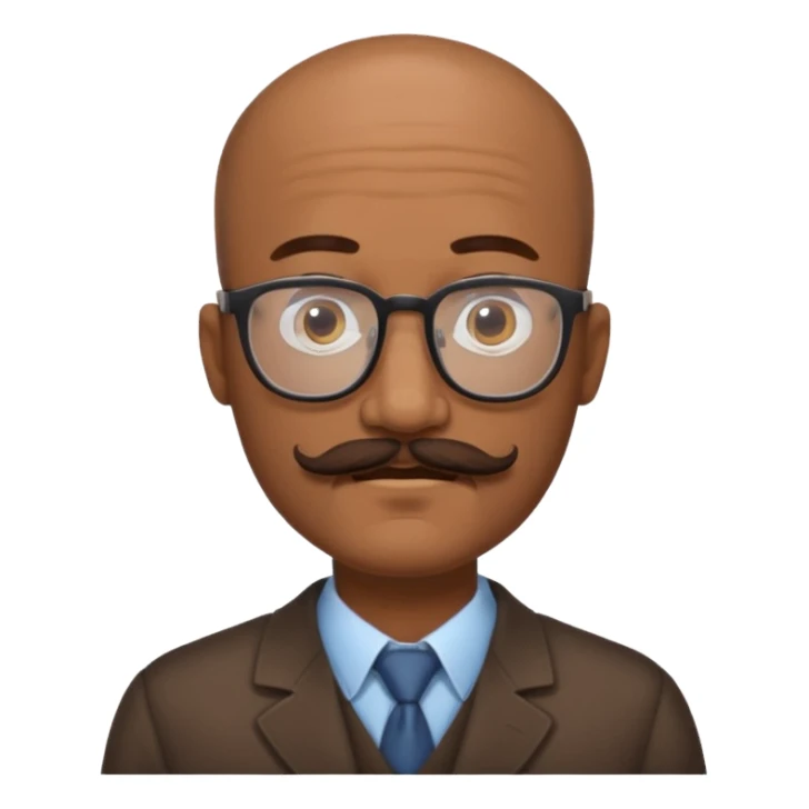 bal mustache man,Big mustache.
negative: Dont use same face style. sticker