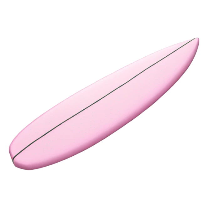 Baby pink surfboard  sticker