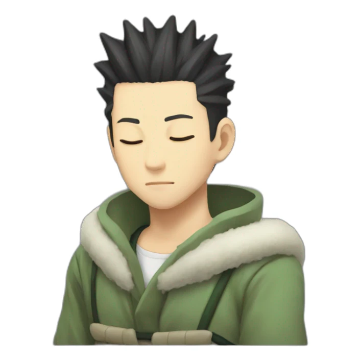 Sleeping Shikamaru sticker