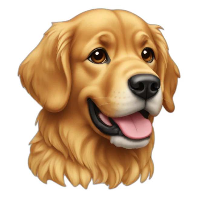 lebron is a golden retriever sticker