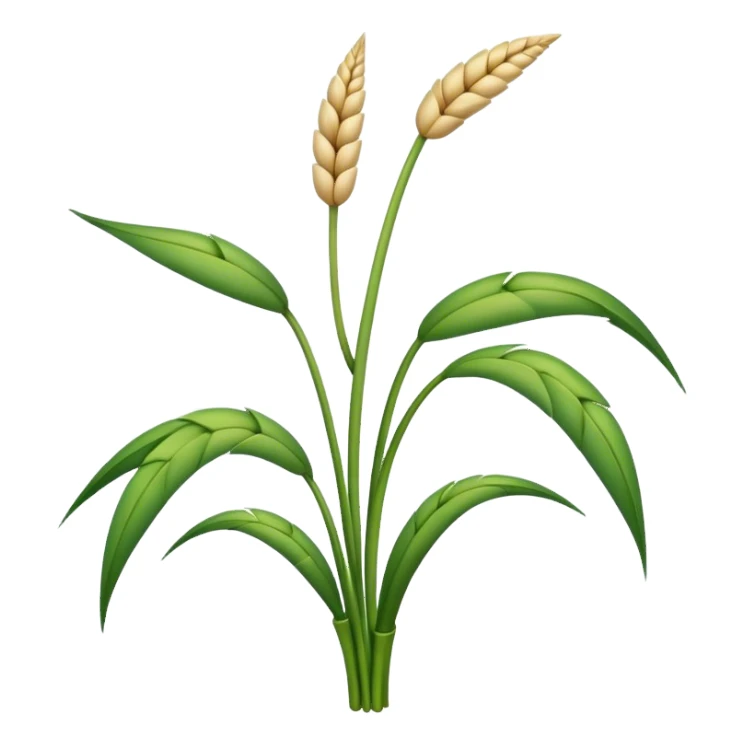 reed plant bending sticker