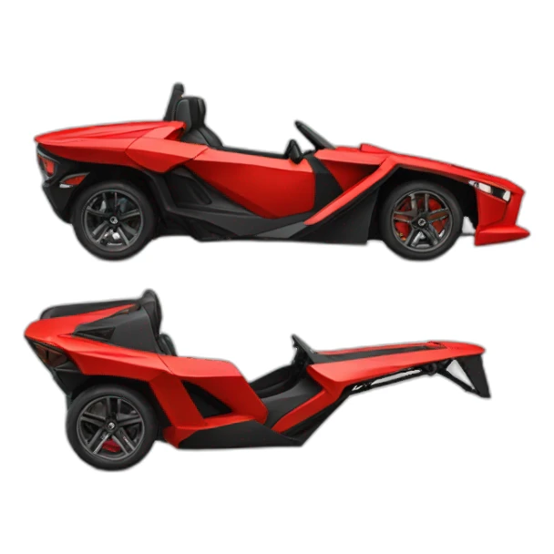 car slingshot polaris red sticker
