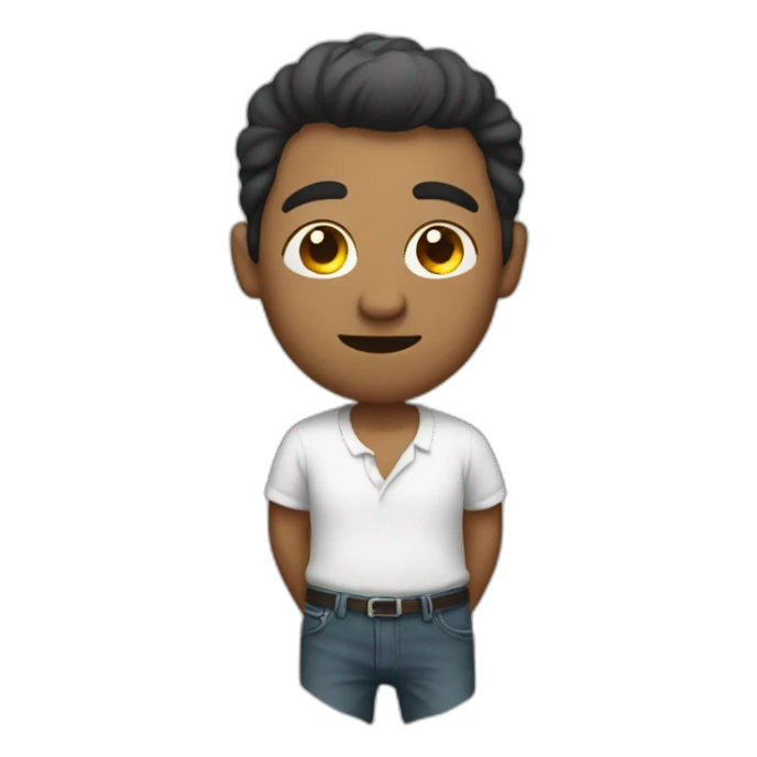 A man who peed his pants sticker