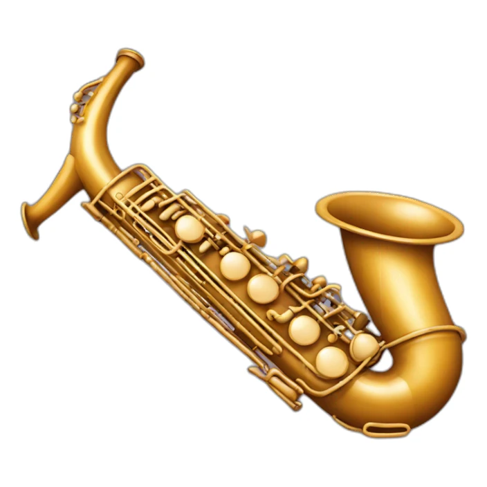 Basket saxophone sticker