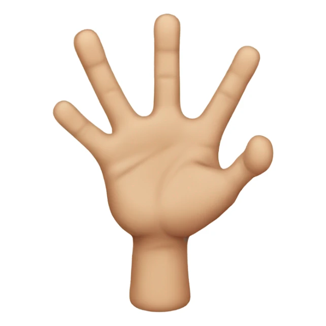 Finger cross sticker