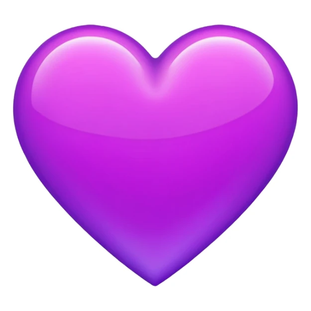 purple neon heart sticker