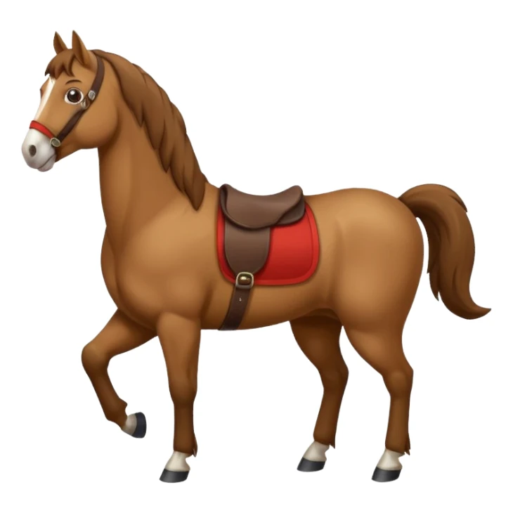 Happy horse sticker